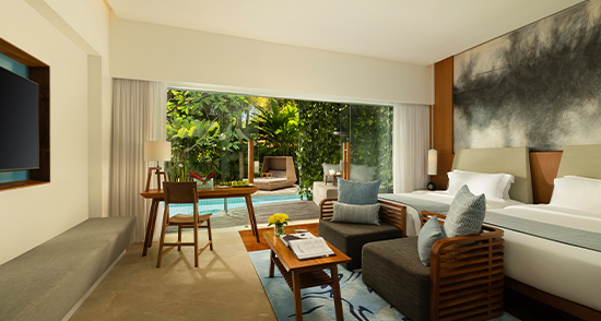 Impressive Lagoon Pool Suite