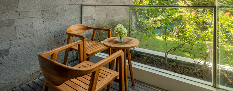 Wonderful Garden View - Balcony