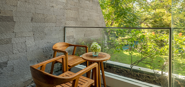 Wonderful Garden View - Balcony