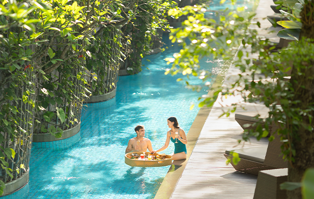 Floating Journey at Impressive Lagoon Pool Suite