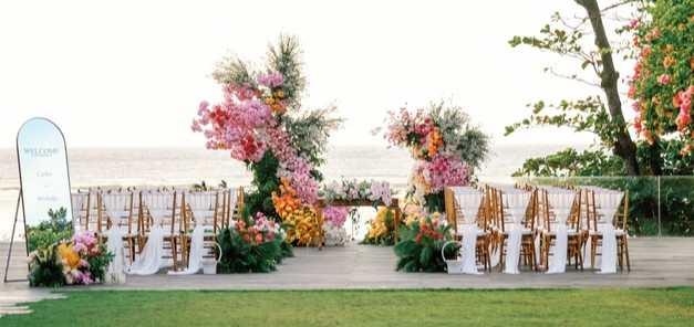 Ceremonial Plaza Reception Set Up