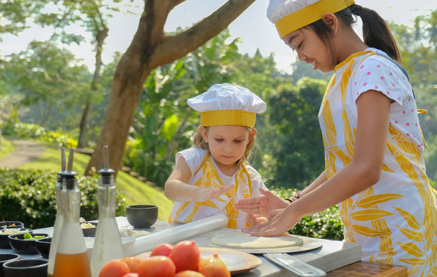 Kids Cooking Class at Maya Ubud