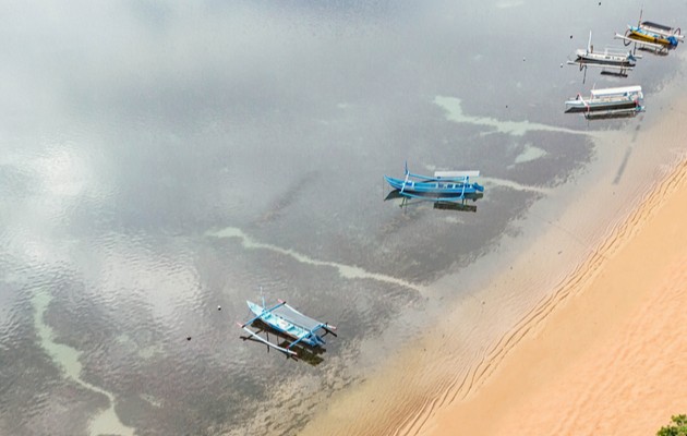 Pantai Sanur Bali - Aerial View