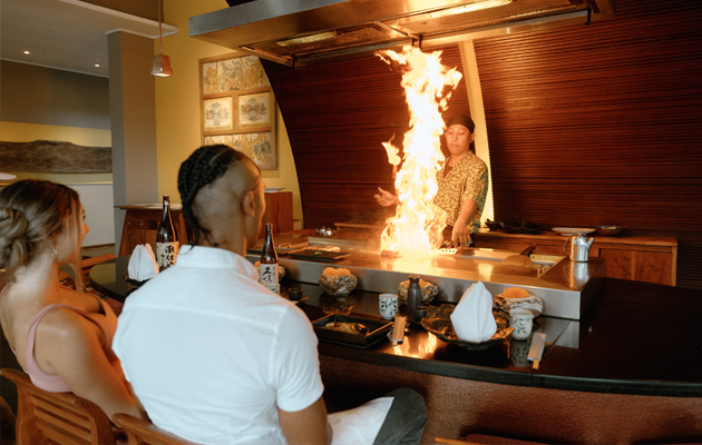 Teppanyaki experience at Maya Ubud